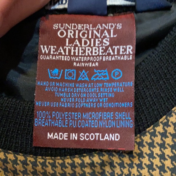 Sunderland Scotland Pullover Jacket Weather Beater - Picture 8 of 9
